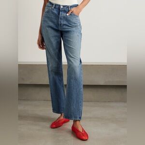 PAIGE Sawyer high-rise straight-leg jeans